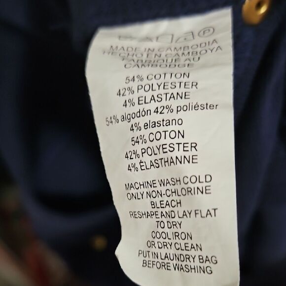 Michael Kors Navy Straight Leg Pants - Picture 6 of 6